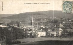 CPA St Maurice on the Moselle with balloon Alsace