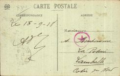 CPA the Bresse Altitude Church and an Elementary School