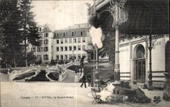 CPA the Vosges Vittel the Large Hotel