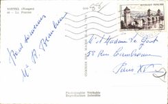 CPA Vittel (the Vosges) the Swimming pool