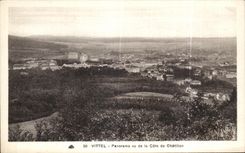 CPA Vittel Panorama vu de la Cote de Chatillon