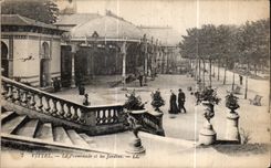 CPA Vittel the Walk and Gardens