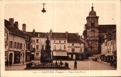 CPA Saint Die Places Jules Ferry