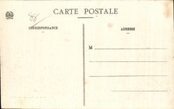 CPA Saint Die Street of the 10th battalion burnt Houses Militaria