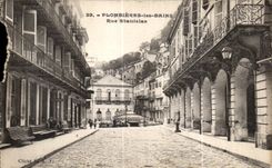 CPA Plombieres les Bain Rue Stanislas