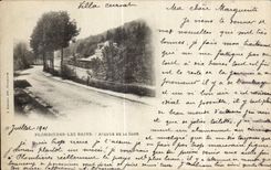 CPA Plombieres Les Bains Avenue De La Gare
