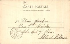 CPA Dourdan visto de la calle de la iglesia de I de los hoyos