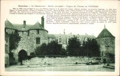 Origen fuerte de la entrada principal del castillo de CPA Dourdan Le del castillo de Dourdan construido