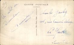 Alrededores de CPA del agua de la pieza de Douran del castillo Angevilliers