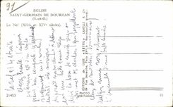 Iglesia Saint GermAn De Dourdan de CPA el cubo (XII y XIV siglos)