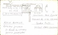 Ez de CPA Dourdan del camino del Saint Louis del Stele de la chimenea