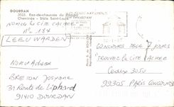 CPA Dourdan Rez de chaussee du Donjon Cheminee Stele Saint Louis