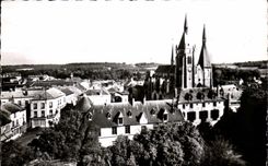 St alemAn de la iglesia de CPA Dourdan visto de la subsistencia