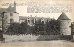 Origen de CPA del castillo de Dourdan Basi de Felipe Auguste