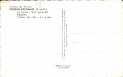 CPA Corbeil the post office Regattas town hall