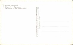 CPA Images of France the post office Panorama the town hall the mixed college