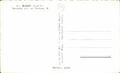 CPA Bligny Panorama taken of Fontenay