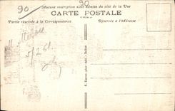 CPA Belfort (Territory) the Monument of the Three Seats and the Lion