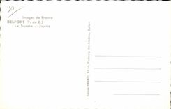 CPA Images of France Belfort Le Public garden J Jaures