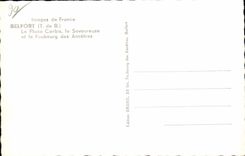 CPA Images of Belfort France the Corbis Place the Tasty one and the Suburb of the Ancestors