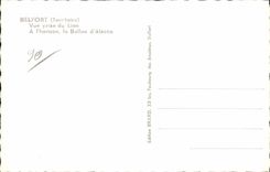 CPA Belfort (Territory) Seen from of the lion Balloon Alsace