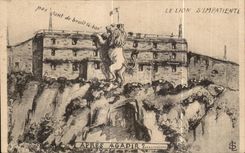 CPA After Agadir Belfort Le lion S impatient Morocco Morrocco