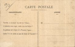 CPA After Agadir Belfort Le lion S impatient Morocco Morrocco