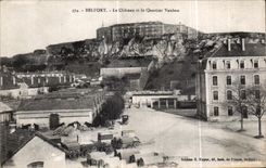 CPA Belfort Le Castle and the District Vauban Militaria
