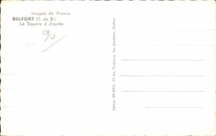 CPA Images of France Belfort Le Public garden J Jaures Swan Swan