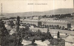CPA Belfort the Barracks Friederichs Militaria