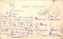 CPA Belfort Places Armes and Statue has Nevertheless