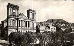 CPA Belfort (Terr of Belfort) Church Saint Christophe (XVII century) and the Castle