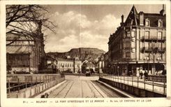 CPA Strategic Belfort Le Bridge Et Le Market Au Le Castle Et Le Lion
