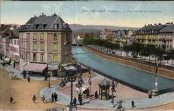 CPA Belfort (Territory) Place Corbis and Savoureuse