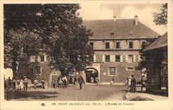 Montaje co de CPA Entrada de Odile del convento