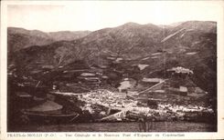 CPA Prats de Mollo View and the New Bridge Spain in Construction