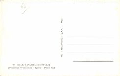 CPA Villefranche de Conflent Church Southern Gate