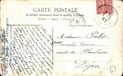 CPA Alsacienne Is it has that which your heart likes With Valiant with the faithful friend Whose heart is remainder the same Folklore