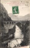 CPA the Pyrenees Villefranche Series of Conflent Le Viaduct of the Railroad