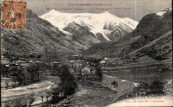 CPA the Eastern Pyrenees View of Small Carol Cerdagne Frenchwoman
