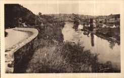 CPA Gargilesse Le Moulin de Gargi dana el hueco y el camino de Barazes