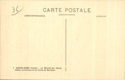 CPA Gargilesse Le Moulin de Gargi dana el hueco y el camino de Barazes