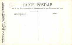 CPA Gargilesse con la vuelta de las cruzadas el senor trae detrAs a Notre Dame al hamp su etandard Radan