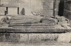 CPA Gargilesse Tombeau de Guillermo de Nolac tiene iglesia