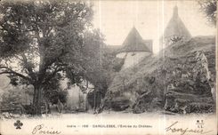 Entrada de CPA Gargilesse del castillo