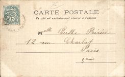 Entrada de CPA Gargilesse del castillo