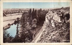 CPA Lombault el suyo en el camino hueco del blanco