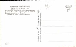 Castillo de CPA Amboise de Luce cerrado construido por Estlenne Le Wolf