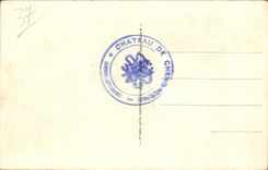 CPA Chenonceaux Le Castle la costa oeste de la torre