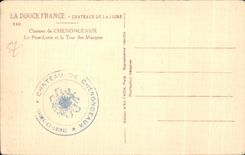 CPA Chenonceaux Le Chateau Le Bridge Levis and the toru Of the Marks